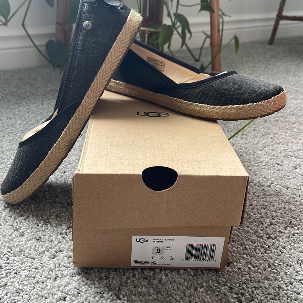 UGG espadrilles, new with original box, size 9